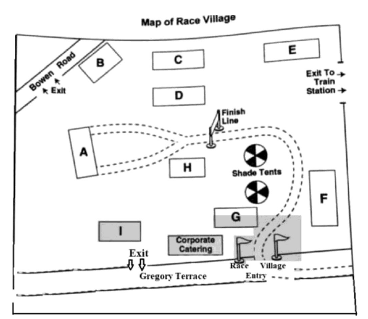 Bridge to Brisbane Fun Run map
