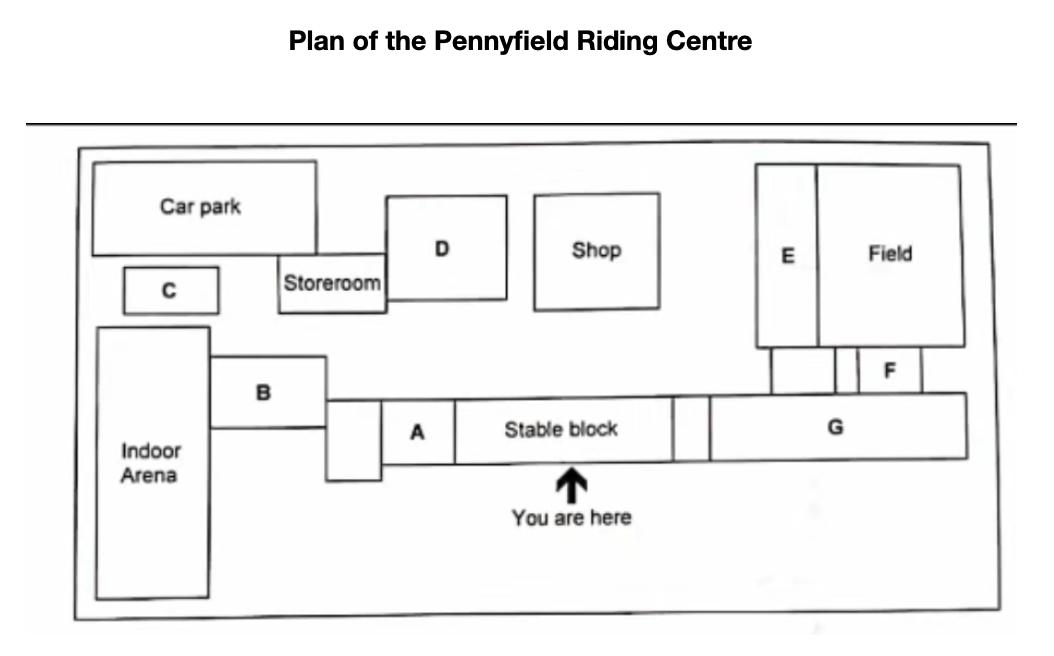 Pennyfield Riding Centre map